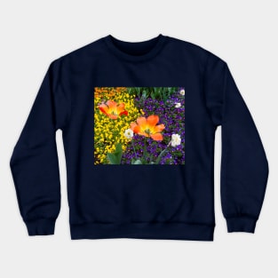 Rainbow of Flowers in Riga, Latvia (Europe) Crewneck Sweatshirt